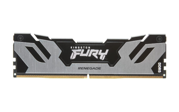 Kingston Fury Renegade 64GB Kit (2 x 32GB), DDR5, 6400MHz, CL32, 1.4V, ECC, XMP 3.0, PMIC, DIMM Memory, Black/Silver