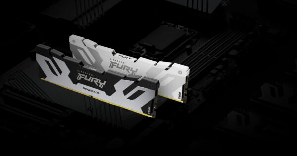 Kingston Fury Renegade 64GB Kit (2 x 32GB), DDR5, 6400MHz, CL32, 1.4V, ECC, XMP 3.0, PMIC, DIMM Memory, Black/Silver