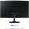 SAMSUNG 24IN S36D FHD CURVED MONITOR