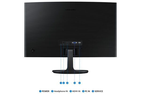 SAMSUNG 24IN S36D FHD CURVED MONITOR
