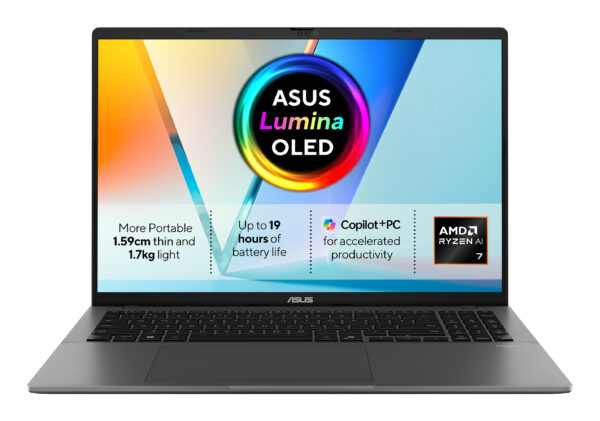 ASUS Vivobook S16 M3607KA-SH008W Copilot+ PC AMD Ryzen™ AI 7 350 ASUS Vivobook S16 M3607KA-SH008W Copilot+ PC AMD Ryzen™ AI 7 350