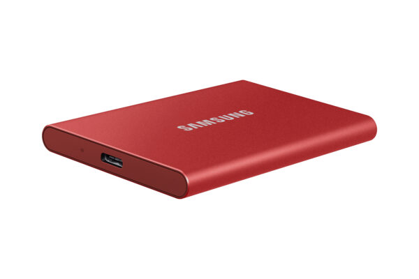 Samsung Portable SSD T7 2 TB USB Type-C 3.2 Gen 2 (3.1 Gen 2) Red Samsung Portable SSD T7 2 TB USB Type-C 3.2 Gen 2 (3.1 Gen 2) Red