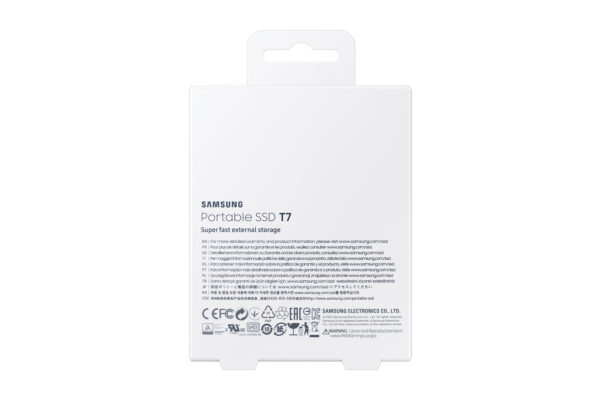Samsung Portable SSD T7 2 TB USB Type-C 3.2 Gen 2 (3.1 Gen 2) Red Samsung Portable SSD T7 2 TB USB Type-C 3.2 Gen 2 (3.1 Gen 2) Red