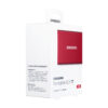 Samsung Portable SSD T7 2 TB USB Type-C 3.2 Gen 2 (3.1 Gen 2) Red Samsung Portable SSD T7 2 TB USB Type-C 3.2 Gen 2 (3.1 Gen 2) Red