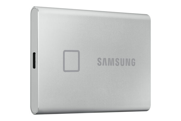 Samsung Portable SSD T7 Touch 500GB - Silver Samsung Portable SSD T7 Touch 500GB - Silver