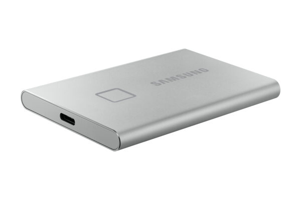 Samsung Portable SSD T7 Touch 500GB - Silver Samsung Portable SSD T7 Touch 500GB - Silver