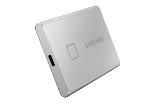 Samsung Portable SSD T7 Touch 500GB - Silver Samsung Portable SSD T7 Touch 500GB - Silver