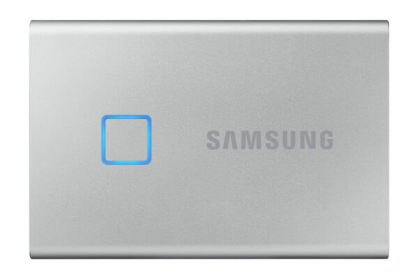 Samsung Portable SSD T7 Touch 500GB - Silver Samsung Portable SSD T7 Touch 500GB - Silver