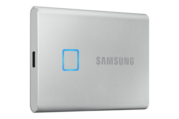 Samsung Portable SSD T7 Touch 500GB - Silver Samsung Portable SSD T7 Touch 500GB - Silver