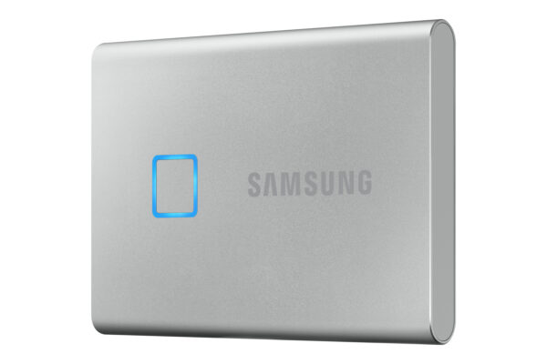 Samsung Portable SSD T7 Touch 500GB - Silver Samsung Portable SSD T7 Touch 500GB - Silver