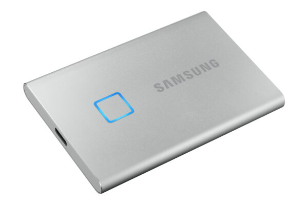 Samsung Portable SSD T7 Touch 500GB - Silver Samsung Portable SSD T7 Touch 500GB - Silver