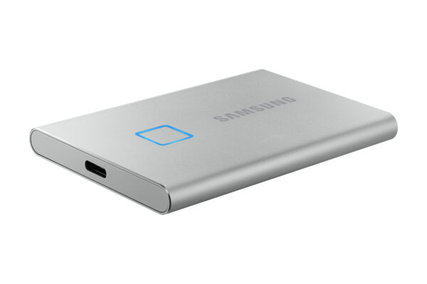 Samsung Portable SSD T7 Touch 500GB - Silver Samsung Portable SSD T7 Touch 500GB - Silver