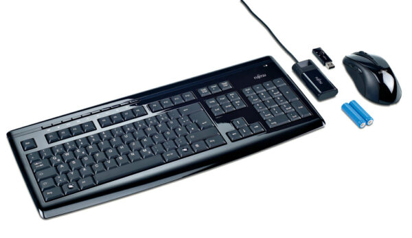 Fujitsu LX850, GB keyboard Mouse included RF Wireless Black Fujitsu LX850, GB keyboard Mouse included RF Wireless Black