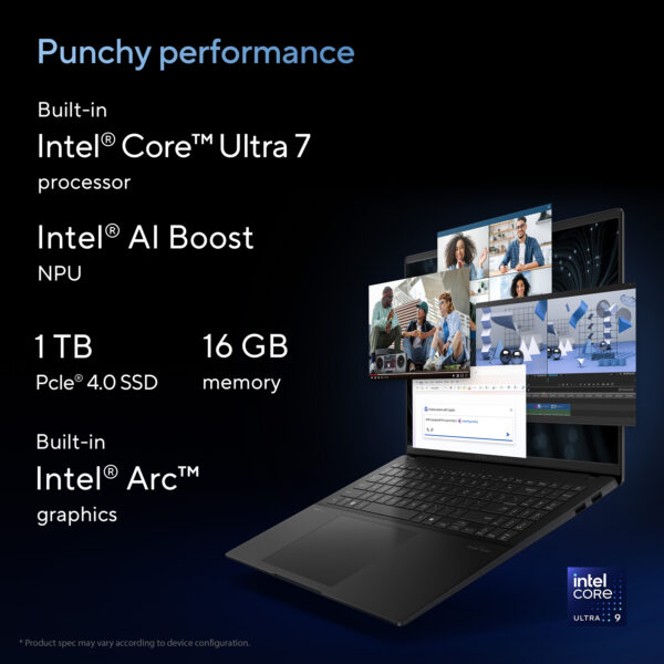 ASUS Vivobook S16 OLED S5606MA-MX008W Intel Core Ultra 7 155H Laptop
