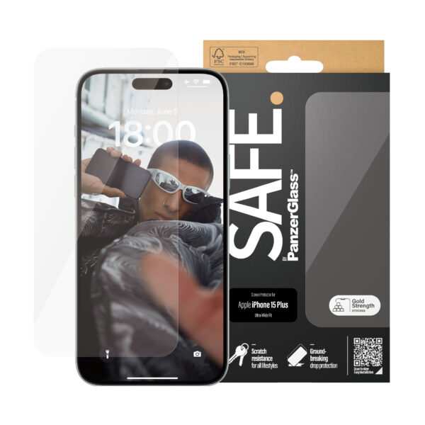 SAFE BY PANZERGLASS IPHONE15/16 PLUS