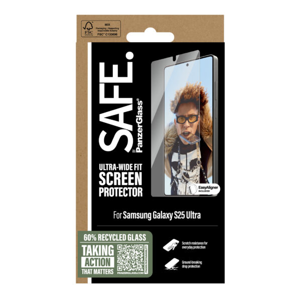 PanzerGlass SAFE. by ® Screen Protector Samsung Galaxy S25 Ultra | PanzerGlass SAFE. by ® Screen Protector Samsung Galaxy S25 Ultra |