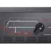 APC Service Bypass Panel, 230V, 125A, 2x hardwire input connectors, 8x IEC 60320 C19 outlets