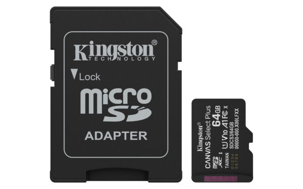 KINGSTON 64GB MICROSDXC CARD