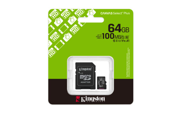 KINGSTON 64GB MICROSDXC CARD
