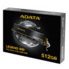 ADATA LEGEND 900 512 GB M.2 PCI Express 4.0 NVMe 3D NAND ADATA LEGEND 900 512 GB M.2 PCI Express 4.0 NVMe 3D NAND