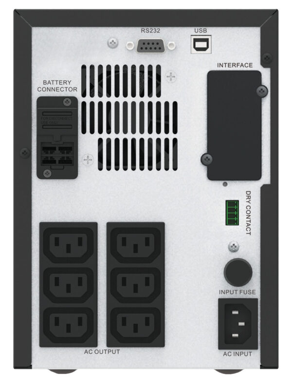 APC Easy UPS 1 Ph Line Interactive, 1000VA, Tower, 230V, 6 IEC C13 APC Easy UPS 1 Ph Line Interactive, 1000VA, Tower, 230V, 6 IEC C13 outlets, AVR, Dry Contact, LCD, W/O Network Card support