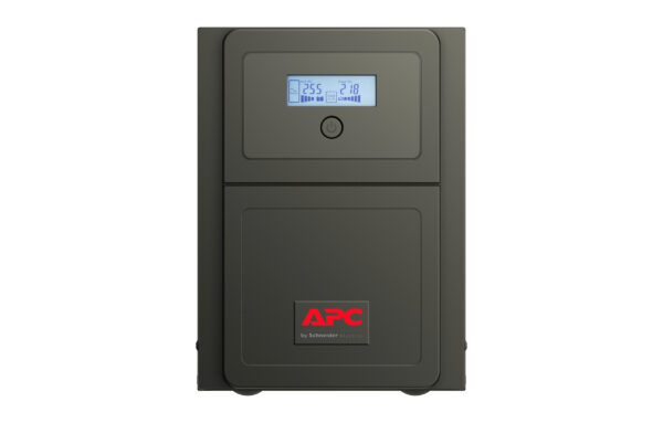 APC Easy UPS 1 Ph Line Interactive, 750VA, Tower, 230V, 6 IEC C13 APC Easy UPS 1 Ph Line Interactive, 750VA, Tower, 230V, 6 IEC C13 outlets, AVR, Dry Contact, LCD, W/O Network Card support
