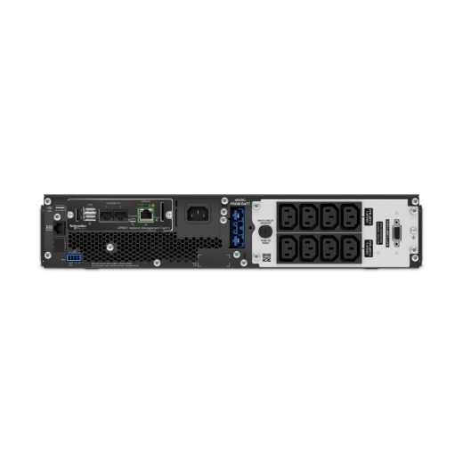 APC Smart-UPS On-Line, 1500VA, Rackmount 2U, 230V, 8x C13 IEC outlets, Network Card, W/ rail kit, Used W/O Lithium-ion external battery