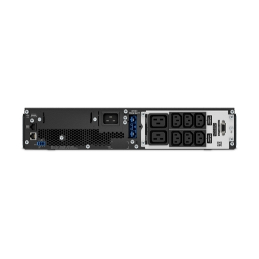 APC Smart-UPS On-Line, 3kVA, Rackmount 2U, 230V, 6x C13+2x C19 IEC outlets, SmartSlot, Extended runtime, W/rail kit, W/O Lithium-ion external battery
