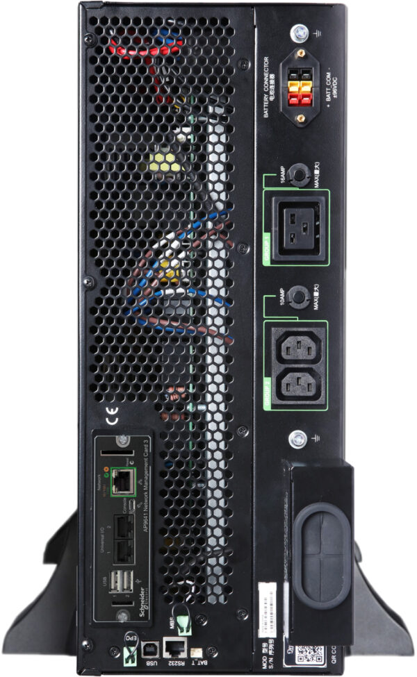 APC SRTG6KXLI uninterruptible power supply (UPS) Double-conversion APC SRTG6KXLI uninterruptible power supply (UPS) Double-conversion (Online) 6 kVA 6000 W 3 AC outlet(s)