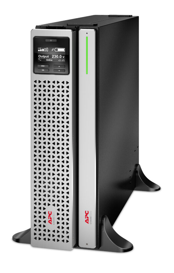 APC Smart-UPS On-Line, 1000VA, Rackmount 3U, 230V, 8x C13 IEC outlets, SmartSlot, Extended runtime, W/ rail kit, W/ Lithium-ion external battery