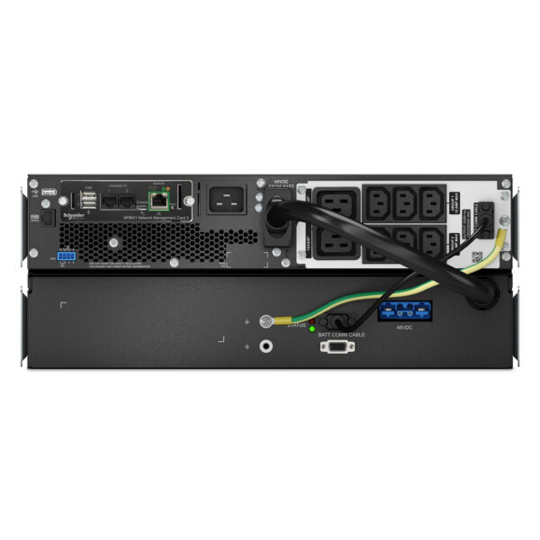 APC Smart-UPS On-Line, 2200VA, Lithium-ion, Rackmount 4U, 230V, 6x APC Smart-UPS On-Line, 3kVA, Lithium-ion, Rackmount 4U, 230V, 6x C13+2x C19 IEC outlets, Network Card, Extended long runtime, Rail kit included