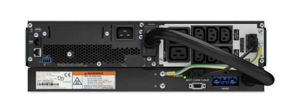 APC Smart-UPS On-Line, 2200VA, Rackmount 3U, 230V, 6x C13+2x C19 IEC outlets, SmartSlot, Extended runtime, W/ rail kit,W/ Lithium-ion external battery