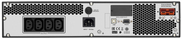 APC SRV1KRILRK uninterruptible power supply (UPS) Double-conversion (Online) 1 kVA 800 W 4 AC outlet(s)
