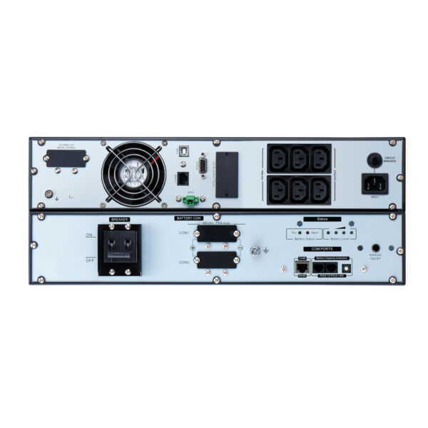 APC Easy UPS On-Line, 1000VA, Lithium-ion, Rack/Tower 4U, 230V, 6 IEC C13 outlets, Intelligent Card Slot, Extended runtime, W/ rail kit
