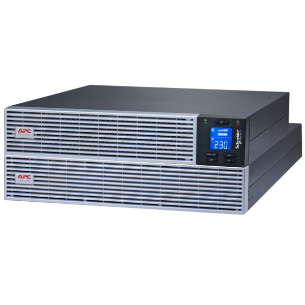 APC Easy UPS On-Line, 3kVA, Lithium-ion, Rack/Tower 4U, 230V, 6 IEC C13 + 1 IEC C19 outlets, Intelligent Card Slot, Extended runtime, W/ rail kit