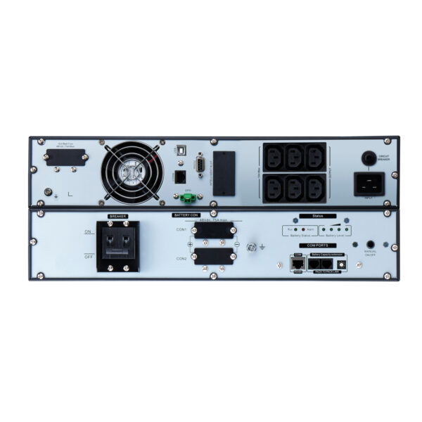 APC Easy UPS On-Line, 2000VA, Lithium-ion, Rack/Tower 4U, 230V, 6 IEC APC Easy UPS On-Line, 2000VA, Lithium-ion, Rack/Tower 4U, 230V, 6 IEC C13 outlets, Intelligent Card Slot, Extended runtime, W/ rail kit