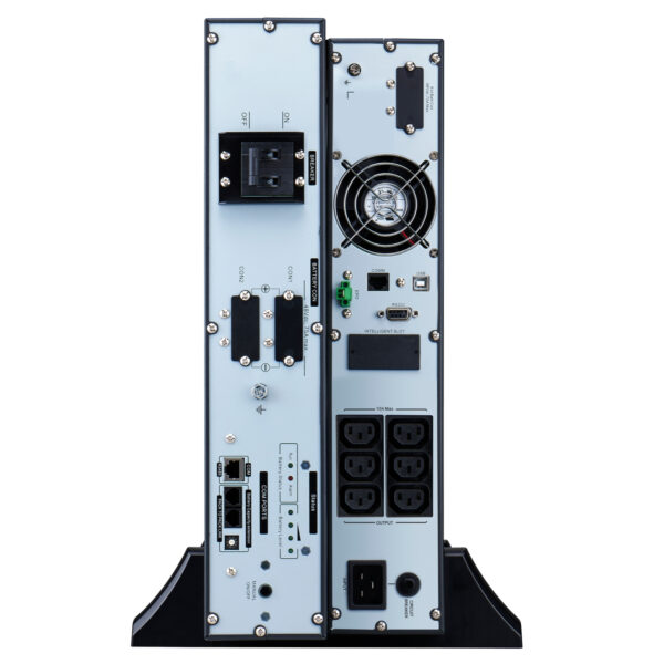APC Easy UPS On-Line, 2000VA, Lithium-ion, Rack/Tower 4U, 230V, 6 IEC APC Easy UPS On-Line, 2000VA, Lithium-ion, Rack/Tower 4U, 230V, 6 IEC C13 outlets, Intelligent Card Slot, Extended runtime, W/ rail kit