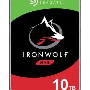 Seagate 3.5", 10TB, SATA3, IronWolf NAS Hard Drive, 7200RPM, 256MB Cache, OEM