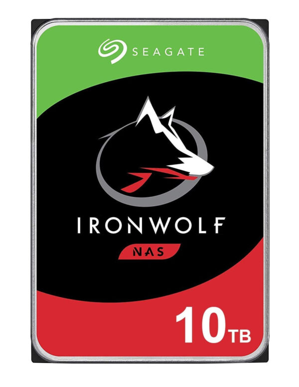 Seagate 3.5", 10TB, SATA3, IronWolf NAS Hard Drive, 7200RPM, 256MB Cache, OEM