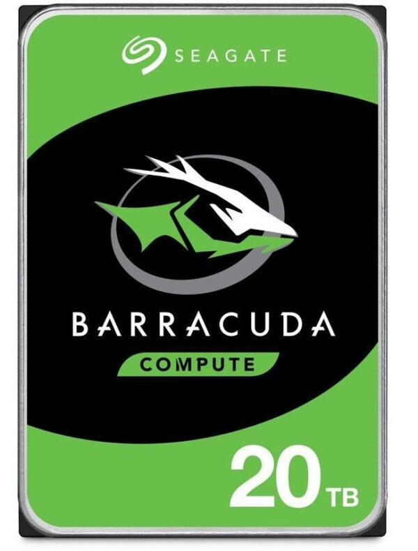 Seagate Barracuda 20TB internal hard drive 7200 RPM 512 MB 3.5" Seagate Barracuda 20TB internal hard drive 7200 RPM 512 MB 3.5" Serial ATA