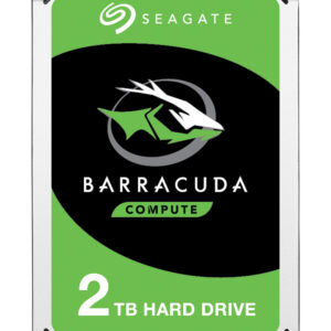 Seagate 3.5", 2TB, SATA3, BarraCuda Hard Drive, 7200RPM, 256MB Cache, OEM