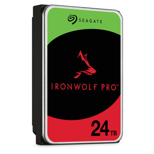 Seagate 3.5", 24TB, SATA3, IronWolf Pro NAS Hard Drive, 7200RPM, 512MB Cache, CMR, OEM