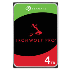 Seagate 3.5", 4TB, SATA3, IronWolf Pro NAS Hard Drive, 7200RPM, 256MB Cache, CMR, OEM