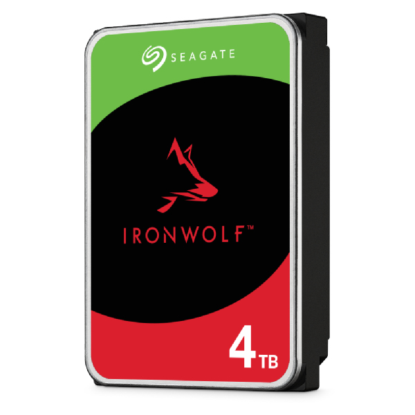 Seagate 3.5", 4TB, SATA3, IronWolf NAS Hard Drive, 5400RPM, 256MB Cache, 8 Drive Bays Supported, OEM