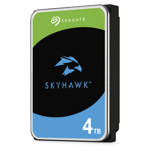 Seagate 3.5", 4TB, SATA3, SkyHawk Surveillance Hard Drive, 256MB Cache, 16 Drive Bays Supported, 24/7, CMR, OEM