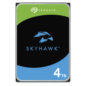 Seagate 3.5", 4TB, SATA3, SkyHawk Surveillance Hard Drive, 256MB Cache, 16 Drive Bays Supported, 24/7, CMR, OEM