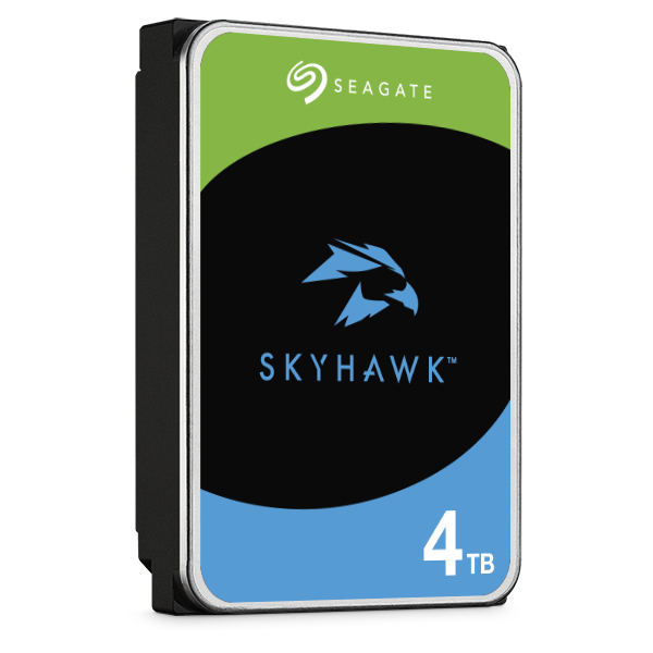 Seagate 3.5", 4TB, SATA3, SkyHawk Surveillance Hard Drive, 256MB Cache, 16 Drive Bays Supported, 24/7, CMR, OEM