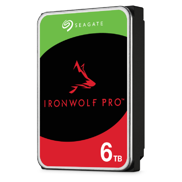 Seagate 3.5", 6TB, SATA3, IronWolf Pro NAS Hard Drive, 7200RPM, 256MB Cache, CMR, OEM