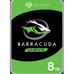 Seagate 3.5", 8TB, SATA3, BarraCuda Hard Drive, 5400RPM, 256MB Cache, OEM