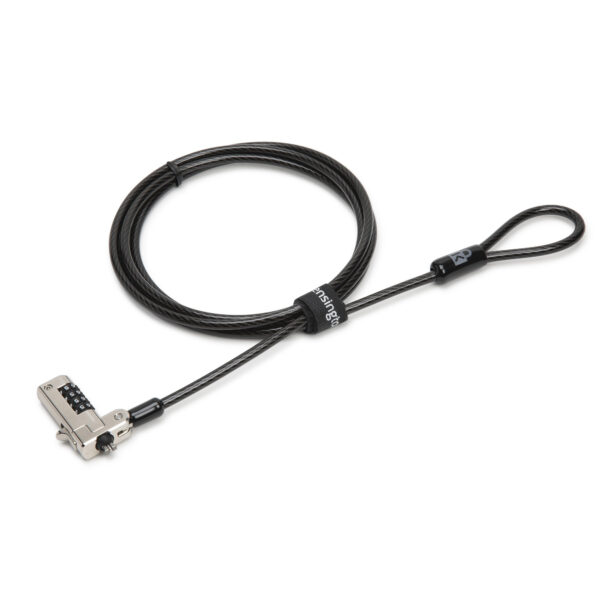 Kensington Slim N17 Combination Laptop Lock for Wedge-Shaped Slots Kensington Slim N17 Combination Laptop Lock for Wedge-Shaped Slots